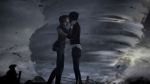  3d chloe_price gif hugging kissing life_is_strange max_caulfield outside rain romantic tornado wet yuri 