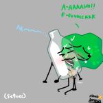 battle_for_dream_island blushing_profusely bottle_(bfdi) cumming drooling male/female moaning_in_pleasure object_shows one_eye_closed riding_penis sweating_profusely theanontree_(artist) tree_(bfdi)