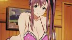  anime bent_over bikini breasts ecchi gif hentai maken-ki! nipples non-nude tumblr 