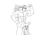  abs alice_(yu-gi-oh!_gx) beefcake biceps big_muscles big_penis bodybuilder completely_naked_female completely_nude completely_nude_male flexing handsome heart-shaped_pupils hunk licking_testicles lineart serratus_anterior straight sucking_testicles tyranno_hassleberry yu-gi-oh! yu-gi-oh!_gx 