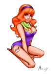  breasts daphne_blake hairband non-nude red_hair scooby-doo swimsuit tagme 