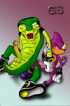 2boys espio_the_chameleon gs_(artist) handjob sega sonic_(series) sonic_team vector_the_crocodile yaoi
