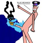 blue_meanies chief_blue_meanie fellatio old_fred the_beatles yellow_submarine