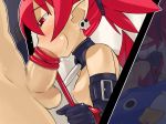  bat_wings blush censored cheek_bulge demon_tail disgaea double_typhoon erect_nipples etna fellatio flat_chest nippon_ichi oral penis prinny red_eyes red_hair short_hair tail tailjob tied_penis twintails wings 