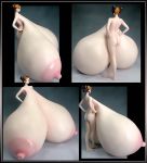  armpit ass big_breasts bow breasts capcom chun-li doll gigantic_breasts nipples nude street_fighter 