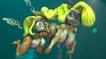  16:9 1girl 3d_(artwork) activision anthro bandicoot barefoot big_breasts breasts coco_bandicoot crash_(series) curvy_figure daemont92 digital_media_(artwork) duo feet female/female female_only fish freediving high_res holding_breath looking_at_another mammal marine marsupial nose_pinch nude reptile scalie sea skinny_dipping smile source_filmmaker swimming tawna_bandicoot turtle underwater video_games voluptuous water wide_hips widescreen yuri 