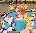 aged_up ass bikini blonde_hair breast cartoon_network claire_(billy_&amp;_mandy) eleanor_butterbean eris_(billy_&amp;_mandy) evil_con_carne gladys_(billy_&amp;_mandy) goddess grim_(billy_&amp;_mandy) group major_dr._ghastly mandy_(billy_&amp;_mandy) mcpartyworld milf ms._butterbean pawg pool pussy the_grim_adventures_of_billy_and_mandy tiara tooth_gap