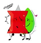 2_girls battle_for_dream_island bfb bfdi bodily_fluids cum cum_in_pussy cum_inside dickgirl grabbing_from_behind leafy_(bfdi) mackenziey125 object_shows pin_(bfdi) sex sex_from_behind
