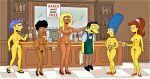  ass breasts erect_nipples luann_van_houten marge_simpson moe_szyslak nude shaved_pussy tabbypurrfume the_simpsons thighs 