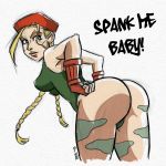  animeotk ass bent_over big_ass cammy_white looking_back round_ass spank spanked spanking street_fighter 