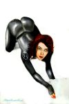  ass avengers black_widow marvel natasha_romanoff outfit redhead scarlett_johansson 