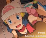  1boy 1girl ash_ketchum bare_arms blue_eyes blue_hair blush breasts clothed clothed_sex crying dawn dawn_(pokemon) doggy_position female female_human gif hat hikari_(pokemon) human human/human male male/female male_human panties pokemon pokemon_(anime) ryunryun satoshi_(pokemon) sex skirt skirt_around_belly skirt_lift sleeveless striped_panties table taken_from_behind 