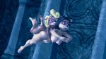  2girls 3d 3d_(artwork) absurd_res activision age_difference anthro asphyxiation bandicoot barefoot big_breasts breasts breath_play carrying coco_bandicoot crash_bandicoot_(series) curvy_figure danil4h digital_media_(artwork) drowning duo feet female female/female female_only high_res liz_bandicoot mammal marsupial naughty_dog nipples nude older_female peril piggyback puffed_cheeks skinny_dipping source_filmmaker source_request swimming temple thick_thighs underwater voluptuous water wide_hips younger_female 