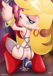 1girl blonde_hair dildo female_only long_hair nude palcomix panty_&amp;_stocking_with_garterbelt panty_(psg) panty_anarchy tagme