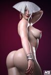  1girl 3d a.k.i. a.k.i._(street_fighter) albino asa asian asian_female ass big_ass big_breasts booty breasts capcom completely_naked completely_naked_female completely_nude completely_nude_female curvy dat_ass duo_gale fake_nails female_only fighting_game fingernails grey_hair hagiwara_studio high_res hot_ass light_skin lips looking_at_viewer muscular naked_female nude nude_female sexy_ass sharp_fingernails short_hair street_fighter street_fighter_6 twitter video_game_character watermark white_hair 