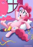  1girl bbmbbf blue_eyes cutie_mark earth_pony equestria_untamed female friendship_is_magic my_little_pony object_insertion palcomix pinkie_pie pinkie_pie_(mlp) pony tagme tail tears vaginal vaginal_insertion vaginal_object_insertion 