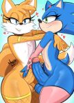  anthro bmayyneart canid canine clothing comic duo eulipotyphlan fox frottage furry genitals girly hedgehog high_res legwear male male/male mammal miles_&quot;tails&quot;_prower penis sex sonic_the_hedgehog sonic_the_hedgehog_(series) stockings wide_hips 