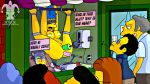  areolae ass breasts christmas_day marge_simpson moe&#039;s_tavern moe_szyslak nipples present text the_simpsons yellow_skin 