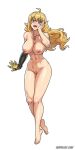  barefoot big_breasts breasts feet high_resolution nude rwby speh tagme yang_xiao_long 