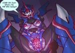 anal arcee big_breasts human looking_at_viewer mechanophilia non-mammal_breasts pussy scared_expression shocked transformers transformers_animated