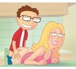 american_dad animated blonde_hair cartoon_milf francine_smith incest jab jabcomix mother_&amp;_son steve_smith vaginal