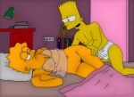  bart_simpson bedroom before_sex bottomless briefs brother_and_sister edit incest jimmy_(artist) lisa_simpson lisalover night nightgown pussy_hair seductive_smile see-through_clothes the_simpsons 