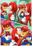  bbmbbf comic kissing knuckles_the_echidna mobius_unleashed palcomix parody sailor_moon sally_acorn sally_moon sega sonic_(series) sonic_the_hedgehog sonic_the_hedgehog_(series) the_luna_connection 