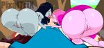  1boy 2girls adventure_time anus ass big_ass bottomless clothes dat_ass fellatio finn_the_human fuckable happy hips huge_ass licking looking_at_viewer marceline multiple_girls nude on_knees oral penis pixaltrix presenting presenting_hindquarters princess_bubblegum pussy sex testicles threesome tongue wide_hips 