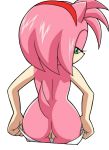  amy_rose anthro ass furry panties pink_hair pussy sega simple_background sonic_(series) tail transparent_background 