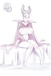  azrael_(artist) big_breasts breasts disney maleficent sleeping_beauty witch 