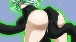 1_female 1girl 2016 animated anus ass big_ass big_breasts black_dress bottomless bouncing bouncing_ass breasts bubble_ass bubble_butt curly_hair dat_ass demonroyal dress eyebrows eyelashes female_human female_only gif green_eyes green_hair hair huge_ass huge_breasts loop no_panties no_underwear one-punch_man pussy smile superheroine tatsumaki thicc thick thick_ass thick_thighs twerking upskirt wide_hips