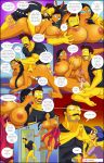 arabatos comic darren&#039;s_adventure darren_(arabatos) huge_breasts manjula_nahasapeemapetilon milhouse_van_houten penis salem89_(artist) the_simpsons vaginal yellow_skin 