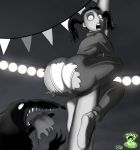  ass bigtyme frankenweenie funny gym_teacher gym_teacher_(character) looking_down oddrich open_mouth panties pole scared torn_clothes track_suit were-rat 