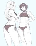  ass devil_may_cry lady_(devil_may_cry) swimsuit trish_(devil_may_cry) 