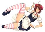  crossdressing femboy girly maid trap white_background yaoi 