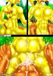 anthro big_ass big_breasts comic creatures_(company) electric_type_pokemon game_freak gen_1_pokemon human/pokemon monkeyxflash nintendo pikachu pikawoo pokemon pokemon_(anime) pokemon_(creature) pokemon_(game) pokemon_(species) pokemorph pokephilia yellow_fur