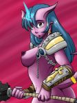  draenei recklessarts_(artist) sideboob solo tagme world_of_warcraft 