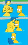  bart_simpson big_breasts fellatio incest marge_simpson mom_son mother&#039;s_duty mother_and_son nude the_simpsons 
