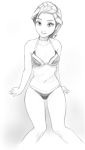  bikini disney elsa frozen_(movie) sketch 