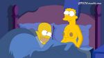 big_breasts breasts gp375 homer_simpson marge_simpson milf the_simpsons yellow_skin