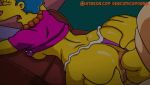  1boy 1girl abraham_simpson after_sex anal anal_sex animated ass_focus ass_grab clothed_sex cum_in_anus cum_in_ass gaping gaping_anus gif hetero male/female marge_simpson mature_female milf old_man painal painful_anal panties_aside panty_pull presenting_anus semen_in_anus spread_anus spread_ass the_simpsons uncensored 