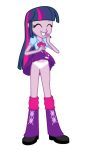  1girl cartoon closed_eyes clothed cute equestria_girls female female_only friendship_is_magic girl long_hair mlp my_little_pony panties pantyshot render simple_background skirt skirt_lifted_by_self smile solo standing suggestive transparent_background twilight_sparkle twilight_sparkle_(mlp) underwear upskirt white_panties 
