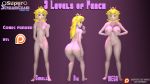  ass big_ass big_breasts breasts nude princess_peach super_mario_bros. superstreamteam 