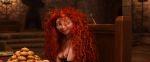  3d beautiful brave brave_(copyright) breasts cartoon disney grin long_hair merida nipples nude pixar princess_merida red_hair redhead smile teasing teen 