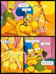  1boy 1girl ass bart_simpson breasts comic cum incest marge_simpson milf mother_&amp;_son nipples penis sex the_simpsons vaginal 