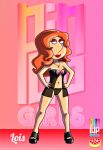  breasts family_guy high_heels lois_griffin panties 