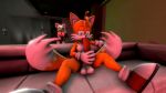  2016 3d_(artwork) anthro autofellatio big_breasts breasts canine cgi cleavage clothed clothing cum cumshot dickgirl digital_media_(artwork) duo erection fox furry gif huge_breasts intersex male mammal masturbation miles_&quot;tails&quot;_prower nude oral orgasm penis rouge_the_bat sega shocking_(artist) testicles 