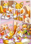  2girls bbmbbf cream_the_rabbit furry marine_the_raccoon miles_&quot;tails&quot;_prower mobius_unleashed multiple_girls palcomix sega sonic_(series) sonic_the_hedgehog_(series) tagme tails_n&#039;_cream_2 