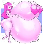  adventure_time bigburpvore female_only hyper_belly pregnant princess_bubblegum 