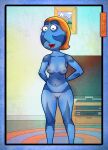  breasts candy_roach cosplay family_guy lois_griffin looking_at_viewer mystique_(cosplay) nude_female pussy 